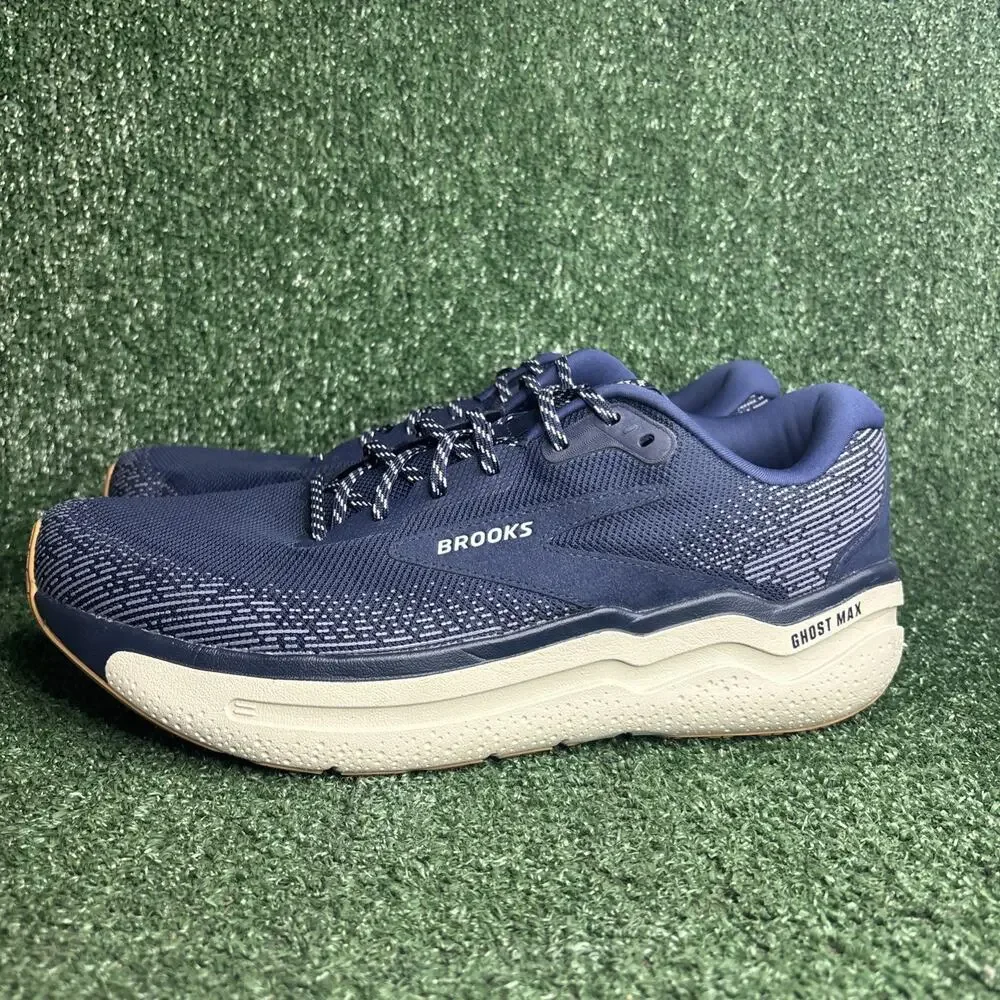 Brooks Mens Ghost Max 2 Running Shoes Size 14 D Blue Lace Up Athletic‎